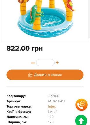 Дитячий басейн intex 2