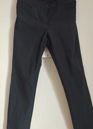 Классические брюки gerry weber edition насыщенного синего цвета (straight fit), размер s