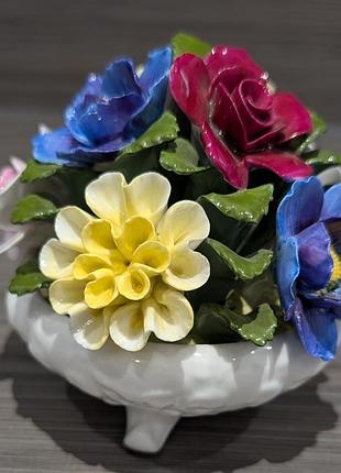 Порцелянова квіткова композиція aynsley fine bone china