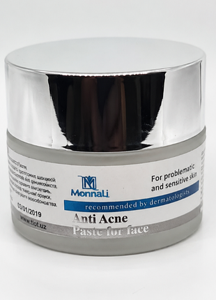 Monnali anti acne paste for face 3
