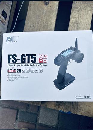 Новий пульт керування flysky fs-gt5 (з ресивером fs-bs6)