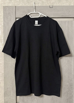 Мужская базовая футболка оверсайз / плотный хлопок (100% cotton)