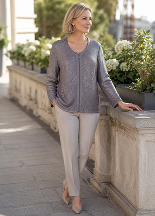 Женский кардиган gerry weber с люрексом, размер 40