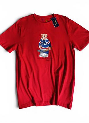 Мужская футболка polo bear ralph lauren