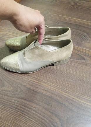 Туфли женские кожаные