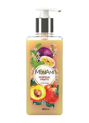 Мыло жидкое 400мл tropical fruits тм monami
