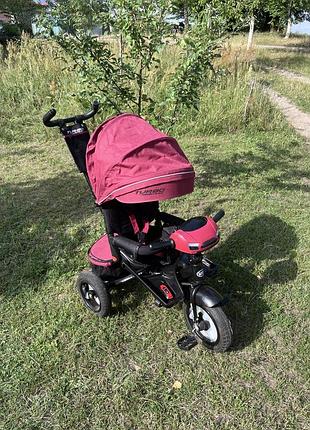 Велосипед з батьківською ручкою turbo trike