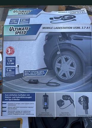 Мобильная зарядная станция ultimate speed usml 3.7 a1 (type 2) — 3,7 квт