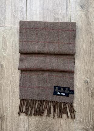 Шарф barbour tartan lambswool scarf
