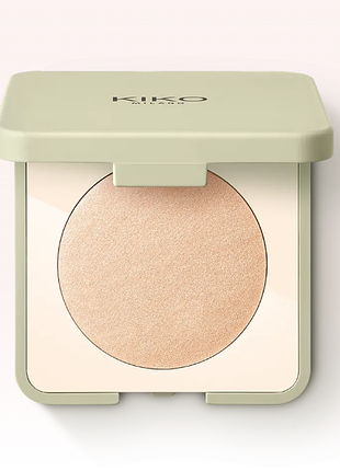 Пудровий хайлайтер для обличчя kiko milano green me highlighter (000290)