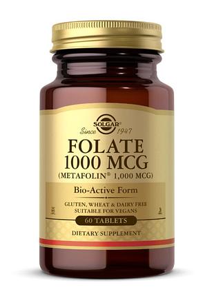 Folate 1000mcg (metafolin® 1,000 mcg) - 60 tabs