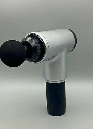 Перкусійний масажер для тіла fascial gun kh-320 21910087, ручний ударний м'язовий масажер пістолет чорний
