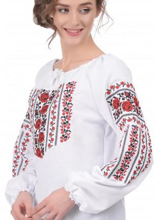 Чудова натуральна вишиванка "розочка" sophie maria p.s стан, як нова!