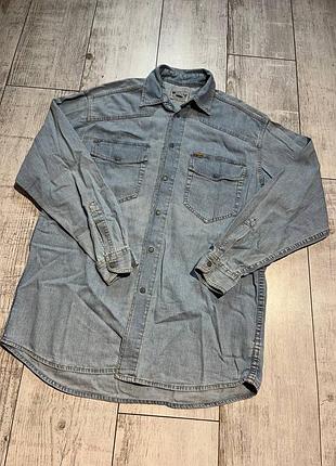 Джинсовая рубашка levi’s mustang