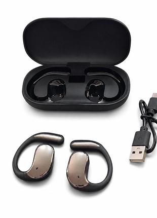 Беспроводные bluetooth наушники tws g25 с зарядным кейсом и кабелем черные