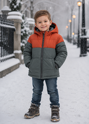 Куртка zara зима на 4-5 лет