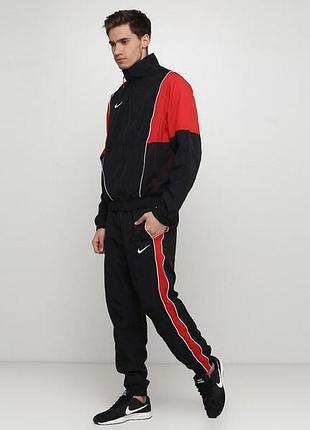 Мужские спортивные штаны nike swoosh tn nylon pants vintage baggy jordan брюки kappa винтажные нейлоновые для спорта тренировок adidas баскетбольные