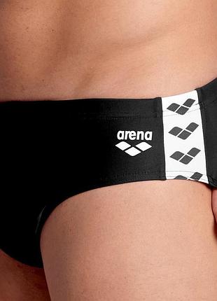 Плавки сліпи для чоловіків arena icons swim briefs solid чорний 005049-510 (оригінал) 90
