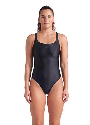 Купальник для плавання суцільний arena solid swimsuit control pro bac жіночий чорний 005910-501 (оригінал) 40