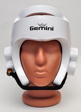 Шолом захисний для тхеквондо wtf gemini gs-3601 білий l