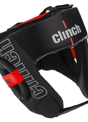Шолом боксерський відкритий pu clinch s-xl чорний c142-1 l