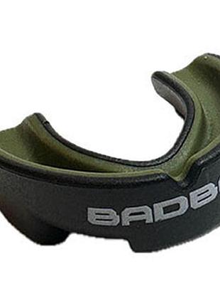 Капа одностороння боксерська badboy proseries hc-033 черно-зелений