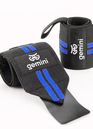 Напульсник еластичний для фіксації зап'ястя gemini 2шт gc-8282 чорний-жовтий
