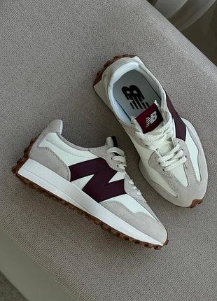 New balance 327 beige bordo
