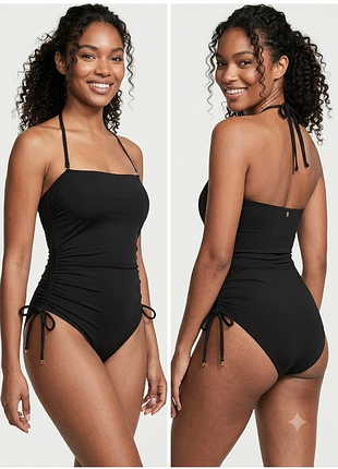 Суцільний купальник essential з рюшами. victoria's secret swim. victoria's secret. оригінал 🇺🇸