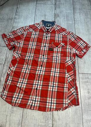 Мужская рубашка тениска g-star raw