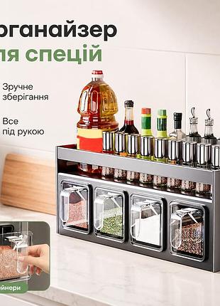Підвісний кухонний органайзер для спецій 26x-79 настінний
