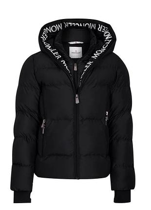Зимова куртка moncler чорна зимова куртка moncler оригінальна куртка moncler коротка жіноча куртка дута пуфер moncler
