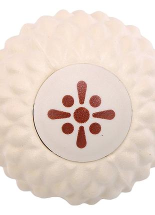 М'яч масажний для мфр bloom massage ball 6 см lb-7024 бежевий