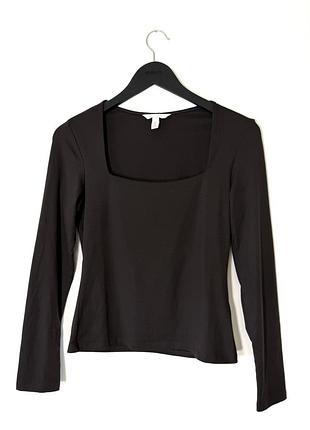 Базовий лонгслив h&m