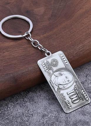 Брелок знак $ банкнота доллар сша с долларом в стиле хип-хоп