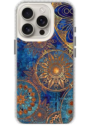 Чохол чохол bumper на телефон iphone 16 pro золотий візерунок "678pc-3708-58250"