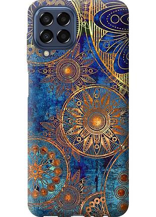 Чехол силиконовый на телефон samsung galaxy m33 m336b золотой узор "678u-2633-58250"