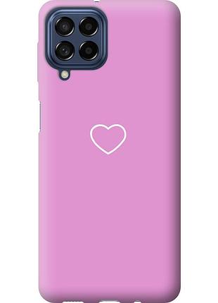 Чехол силиконовый на телефон samsung galaxy m53 m536b сердце 2 "4863u-2608-58250"