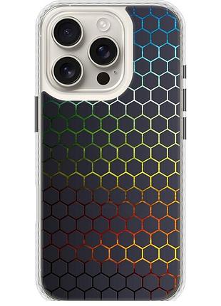 Чохол чохол bumper на телефон iphone 16 pro соти, які переливаються "498pc-3708-58250"