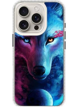 Чохол чохол bumper на телефон iphone 16 pro арт-вовк "3999pc-3708-58250"