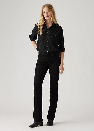 Жіночі чорні джинси levi’s levis 315 bootcut