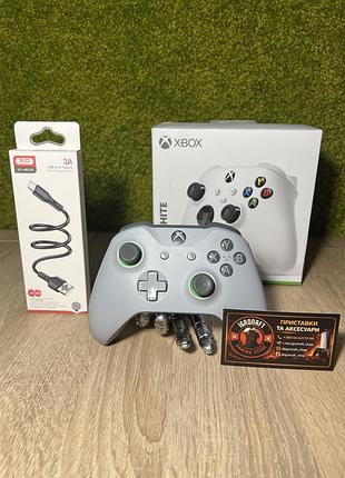 Джойстик microsoft xbox one version 2 grey green беспроводной геймпад с гарантией