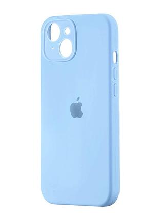 Чохол силіконовий протиударний для iphone 13 захист камери лавандовий