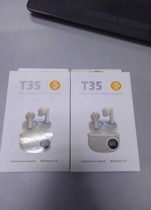 Наушники bluetooth-гарнитура б/у tws t35 арт.110451