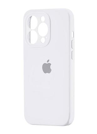 Чохол силіконовий протиударний захист камери для iphone 16 pro білий