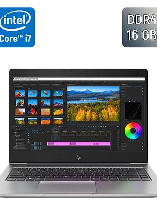 Ультрабук hp zbook 14u g5 / 14" (1920x1080) ips / intel core i7-8650u (4 (8) ядра по 1.9 - 4.2 ghz) / 16 gb ddr4 / 512 gb ssd /