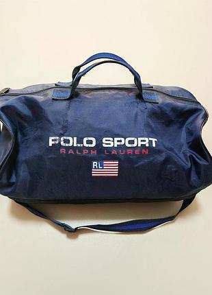 Сумка чоловіча спортивна бочка polo sport ralf lauren tubus