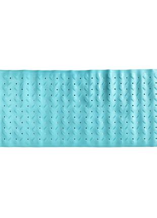 Коврик в ванную комнату на присосках mgz-0901(turquoise) 35х95 см