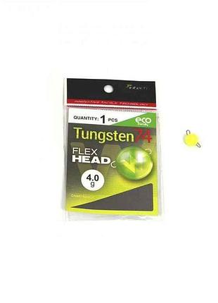 Груз чебурашка розбірна 6г 1шт/уп tungsten 74 gloss chartreuse uv тм intech