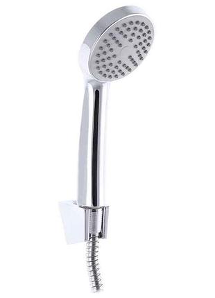 Набор для душа круглая shower set-01 (шланг, лейка, кронштейн) тм zerix